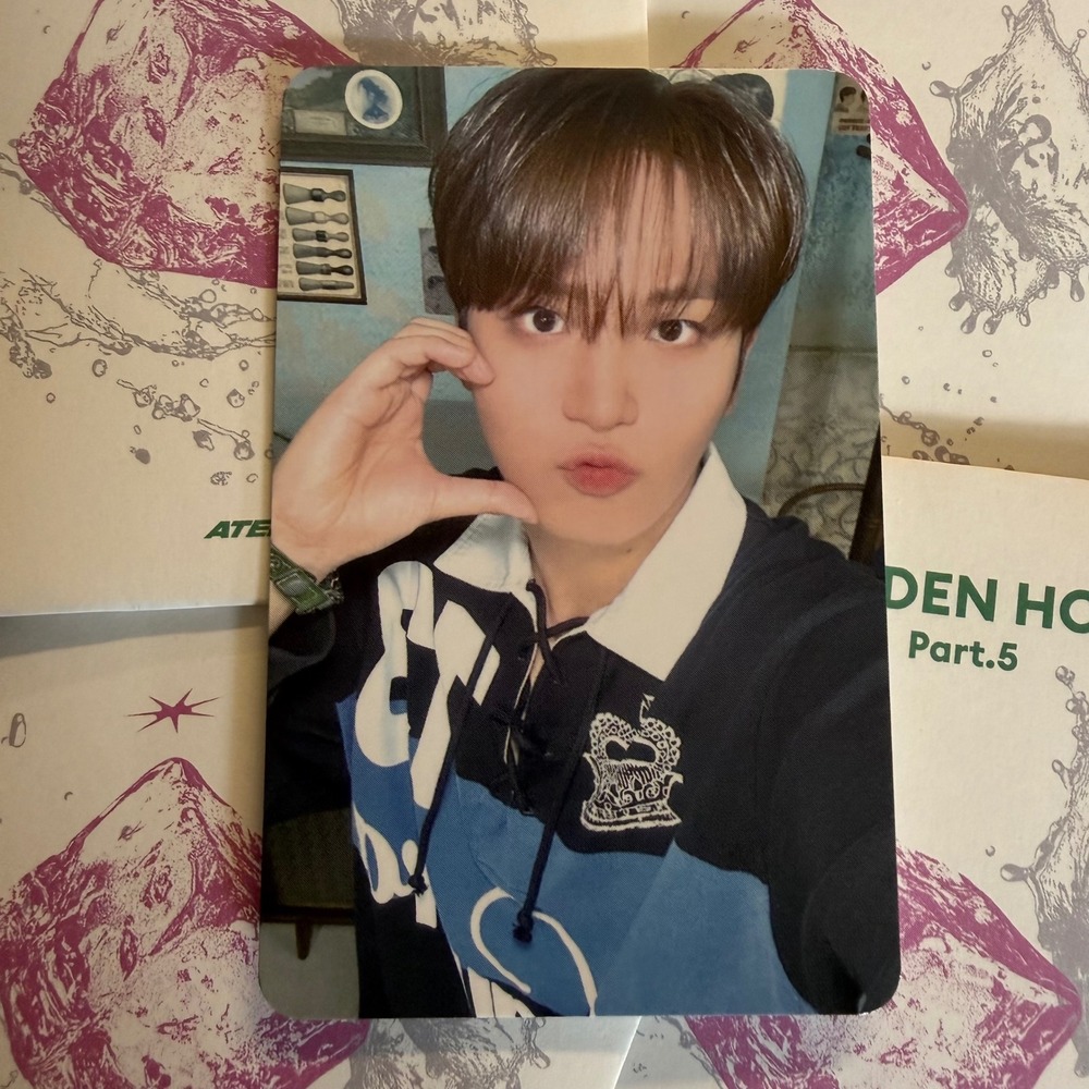 ATEEZ JONGHO Golden Hour Part 5 Pop Up Random Trading Card Photocard